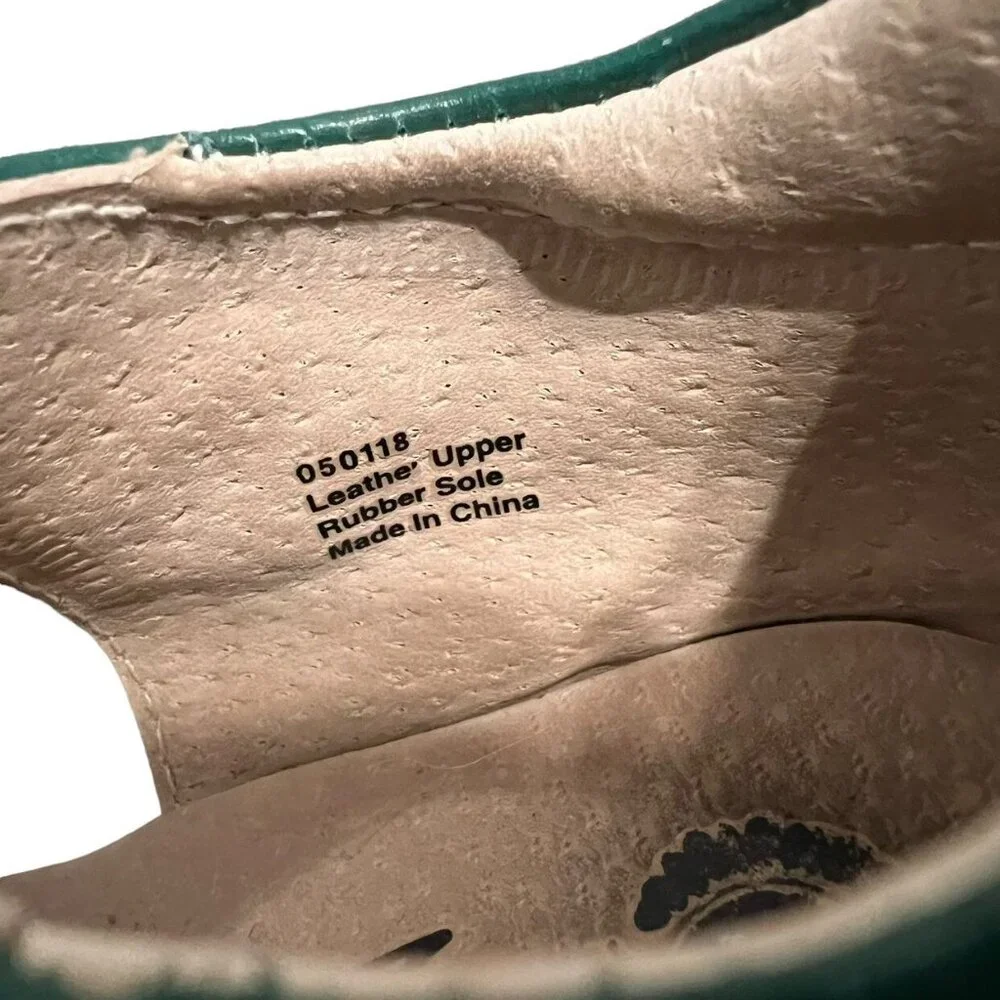 Livie & Luca + Matilda Jane Sz 12 Lucky Clover Green Petal Shoes